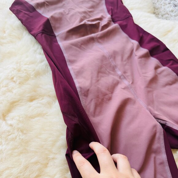 Outdoor Voices SuperForm™ Full Length Bodysuit Deep Taupe/Shiraz/Mocha - Picture 7 of 12